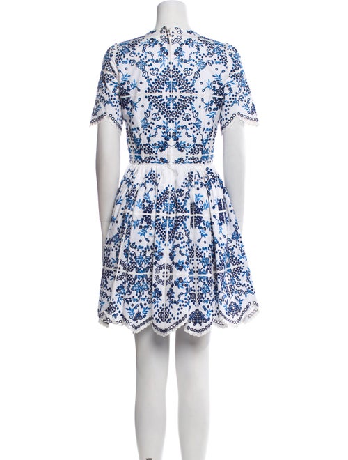 Dolce & Gabbana Lace Pattern Mini Dress