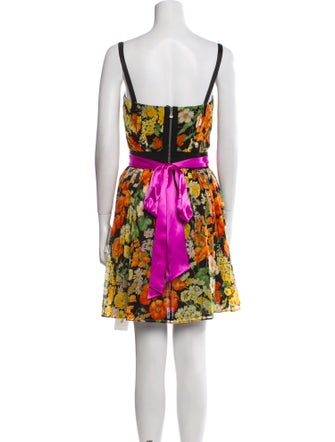 Dolce & Gabbana Floral Print Mini Dress