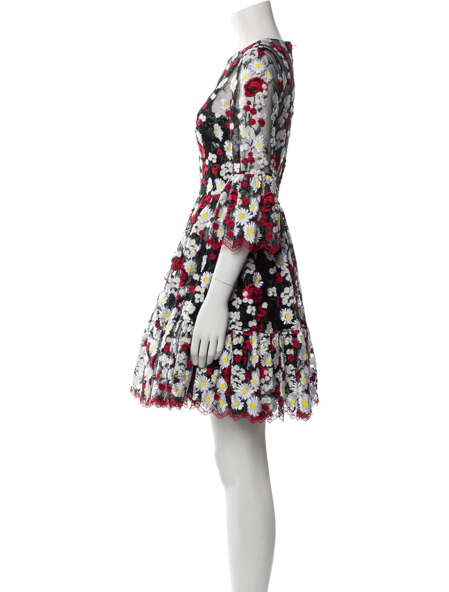 Dolce & Gabbana Floral Print Mini Dress