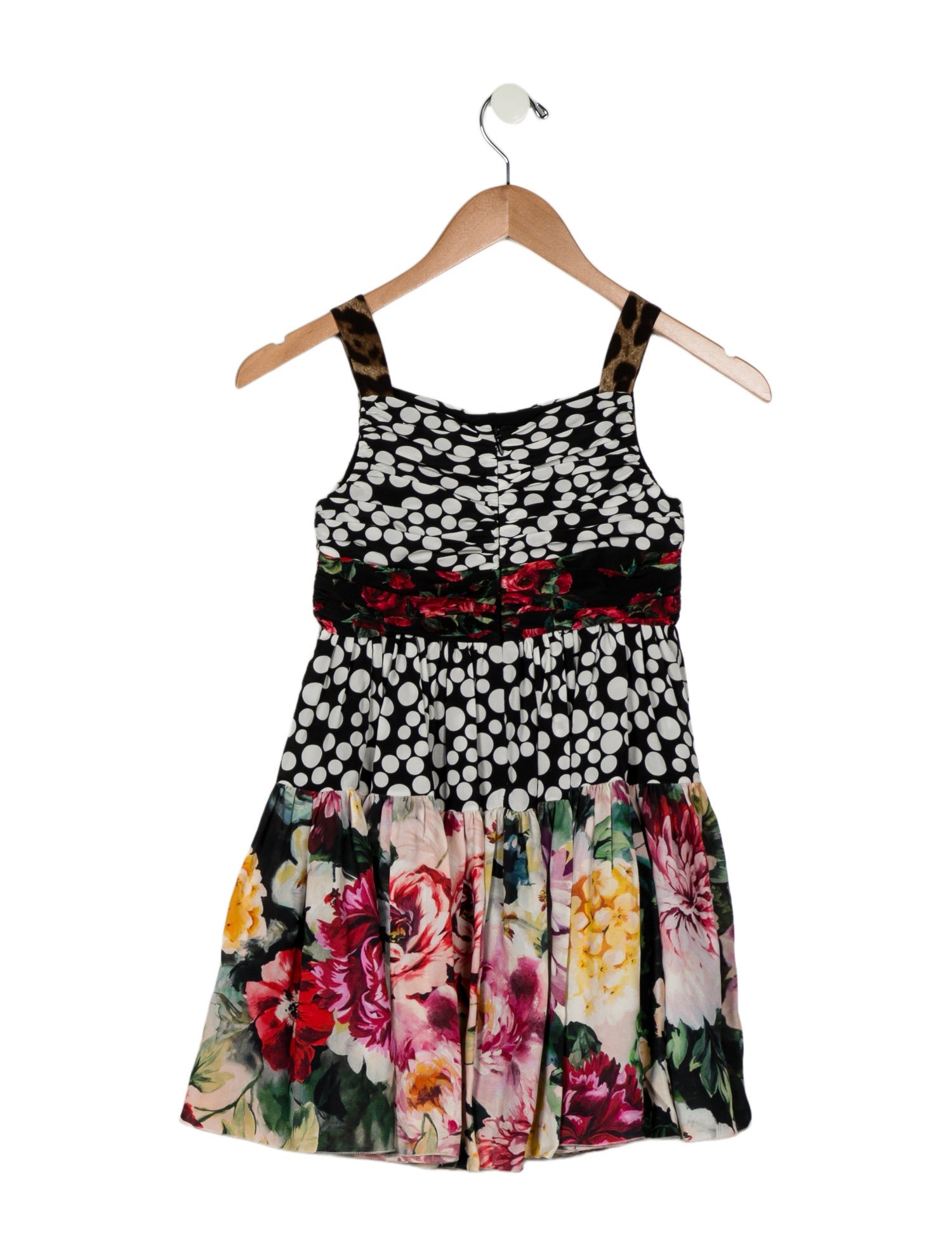 Dolce & Gabbana kid girls' black multicolored dress