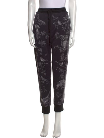 Dolce & Gabbana Floral Print Skinny Leg Pants