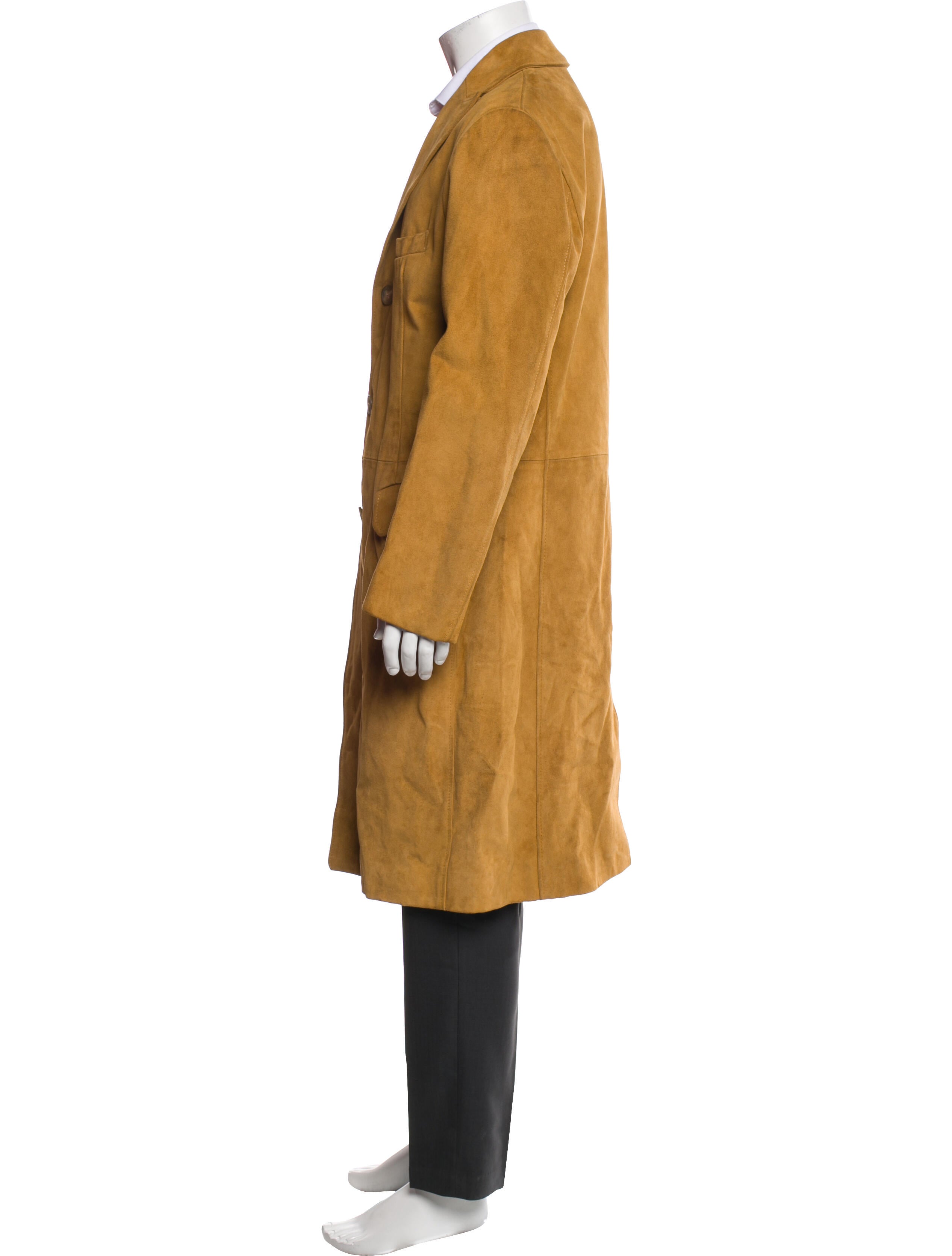 Dolce & Gabbana Leather Overcoat