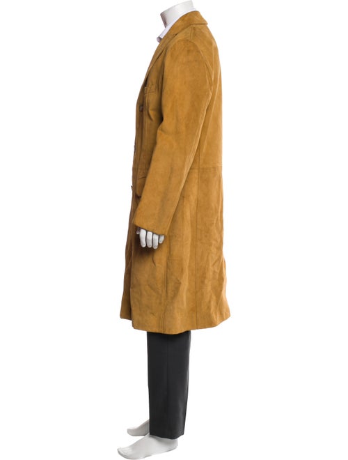 Dolce & Gabbana Leather Overcoat