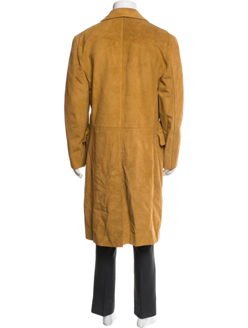 Dolce & Gabbana Leather Overcoat