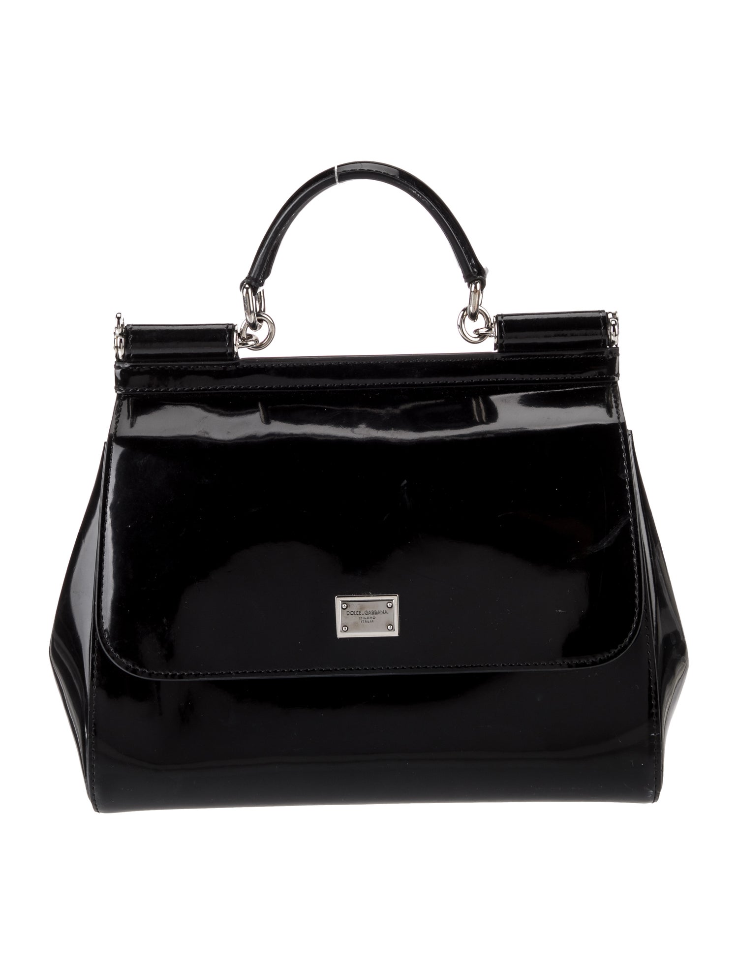 Dolce & Gabbana Leather Top Handle Bag