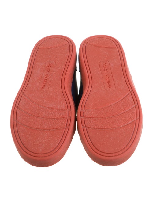 Dolce & Gabbana Kids' Leather Low Top Sneakers