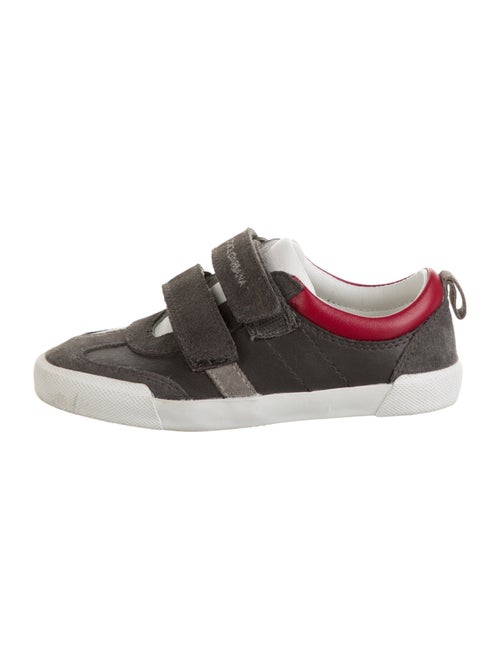 Dolce & Gabbana Kids' Leather Low Top Sneakers
