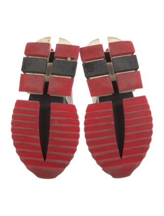 Dolce & Gabbana Leather Printed Sneakers