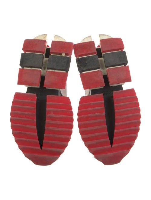 Dolce & Gabbana Leather Printed Sneakers