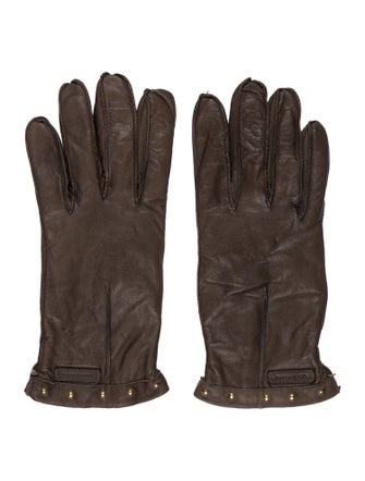Dolce & Gabbana Leather Gloves Size 8.5