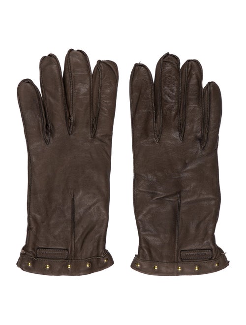 Dolce & Gabbana Leather Gloves Size 8.5