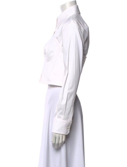 Dolce & Gabbana Long Sleeve Crop Top