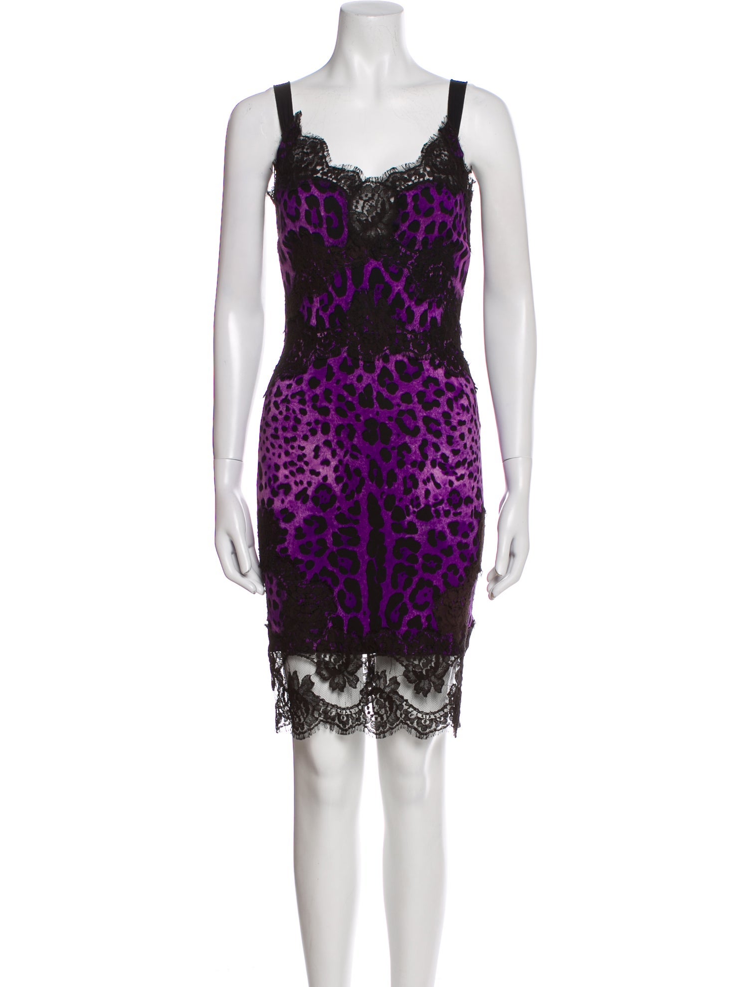 Dolce & Gabbana Silk Knee-Length Dress