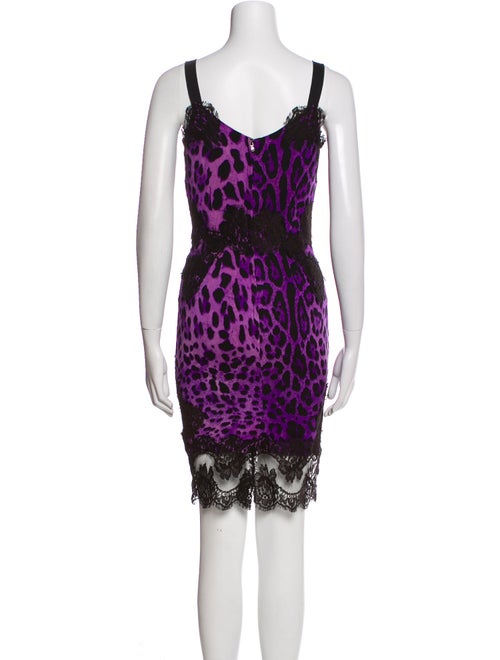 Dolce & Gabbana Silk Knee-Length Dress