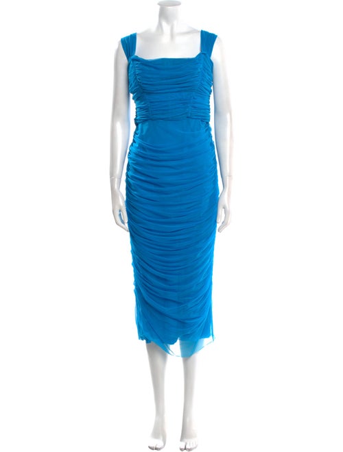 Dolce & Gabbana Square Neckline Midi Length Dress