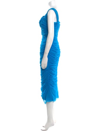 Dolce & Gabbana Square Neckline Midi Length Dress