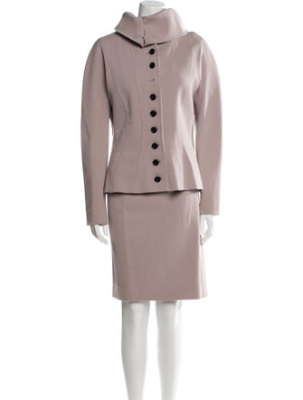 Dolce & Gabbana Virgin Wool Skirt Set