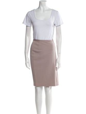 Dolce & Gabbana Virgin Wool Skirt Set