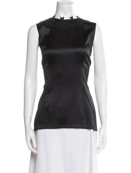 Dolce & Gabbana Silk Bateau Neckline Top
