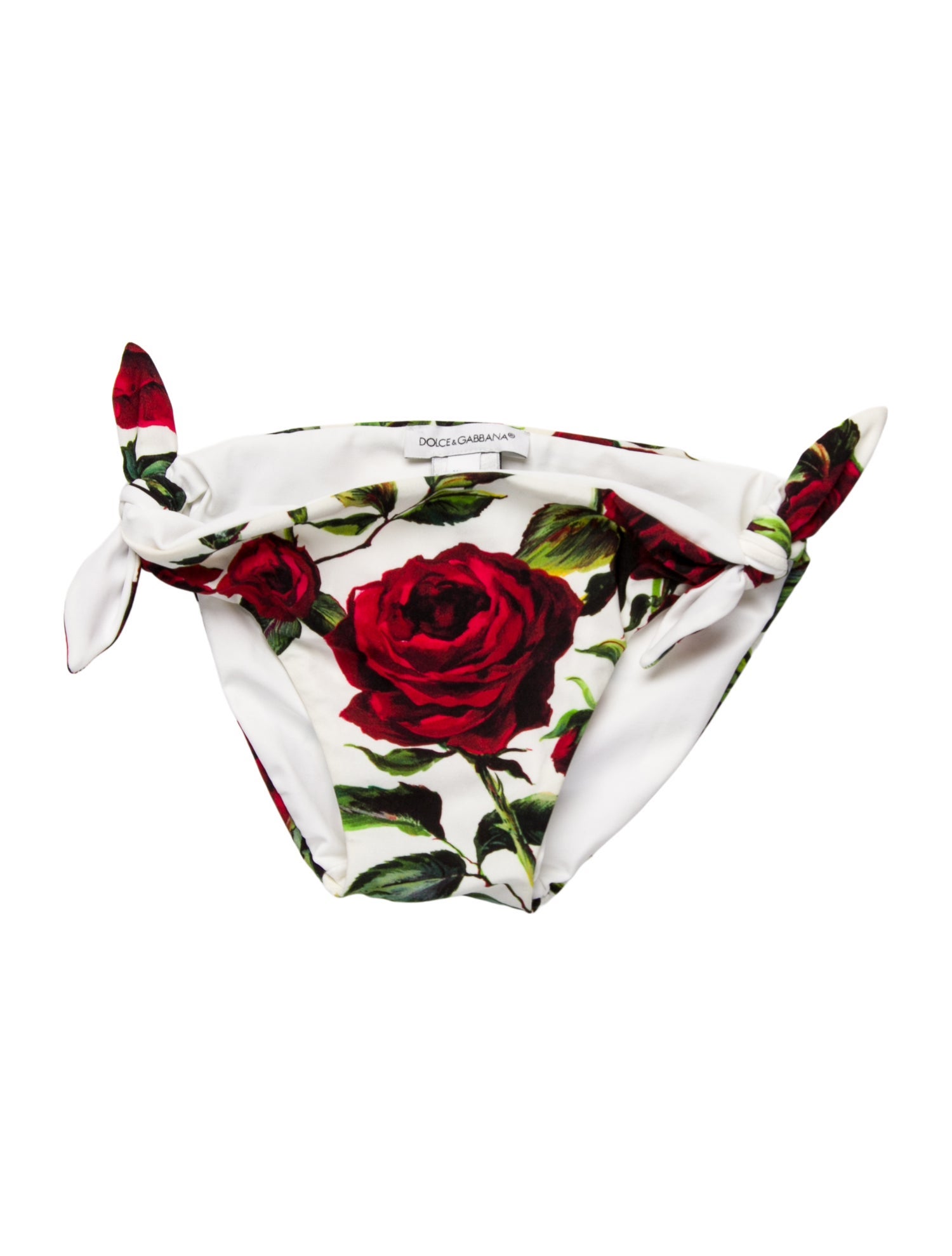 Dolce & Gabbana Girls' Floral Print Bikini Bottom