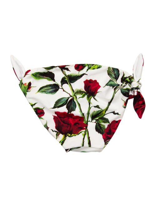 Dolce & Gabbana Girls' Floral Print Bikini Bottom
