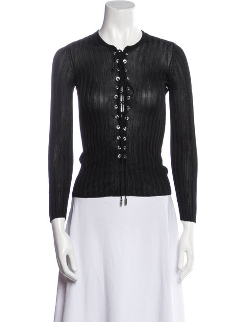 Dolce & Gabbana Crew Neck Long Sleeve Top