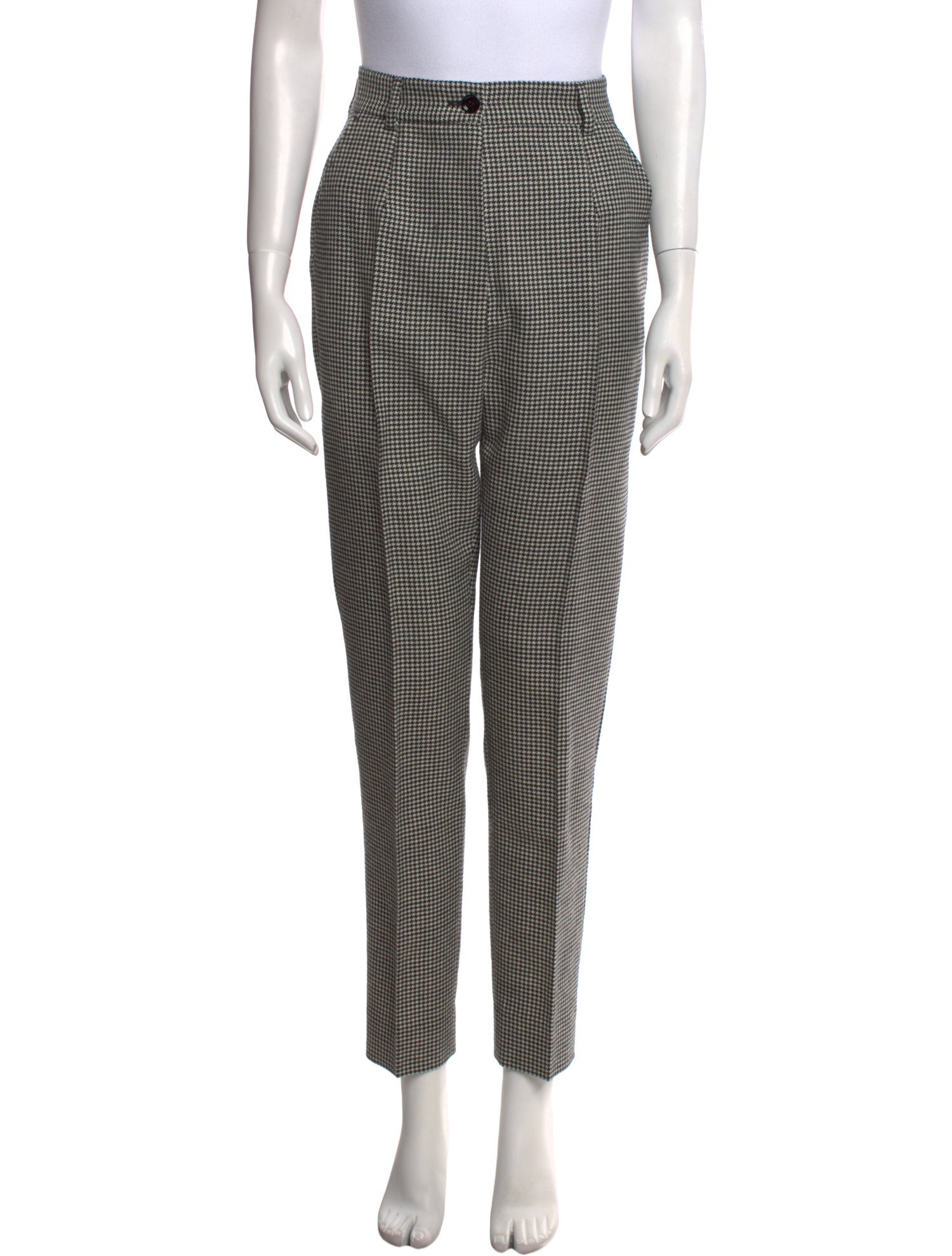 Dolce & Gabbana Virgin Wool Skinny Leg Pants