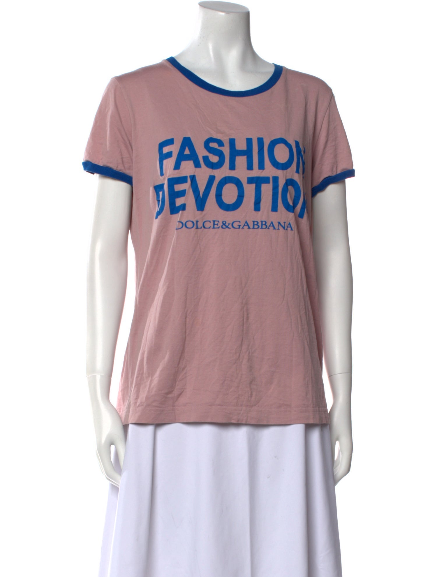 Dolce & Gabbana Graphic Print Crew Neck T-Shirt