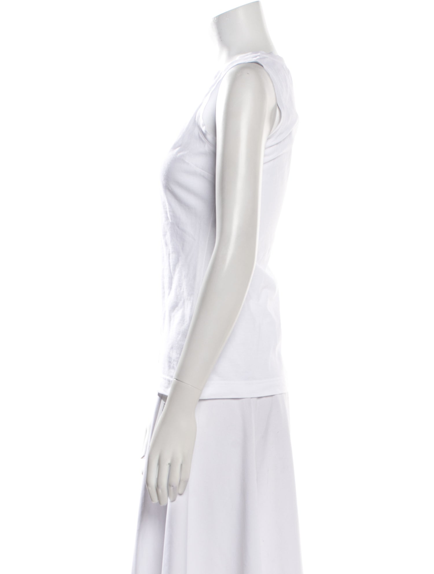 Dolce & Gabbana Bateau Neckline Sleeveless Top