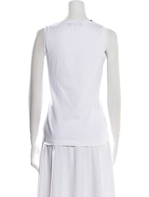Dolce & Gabbana Bateau Neckline Sleeveless Top