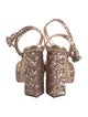 Dolce & Gabbana Sequins Crystal Embellishments Sandals