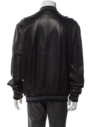 Dolce & Gabbana Lamb Leather Bomber Jacket