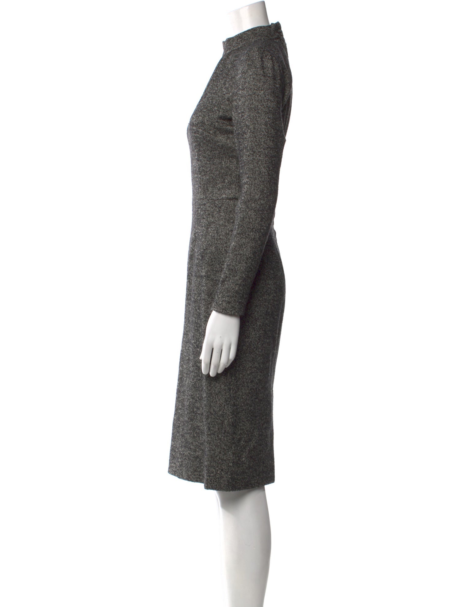 Dolce & Gabbana Virgin Wool Knee-Length Dress