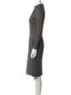Dolce & Gabbana Virgin Wool Knee-Length Dress