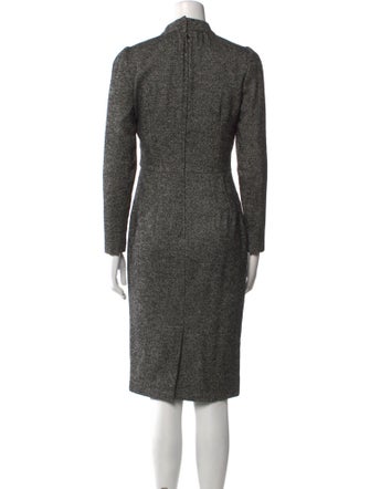 Dolce & Gabbana Virgin Wool Knee-Length Dress