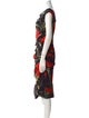 Dolce & Gabbana Floral Print Midi Length Dress