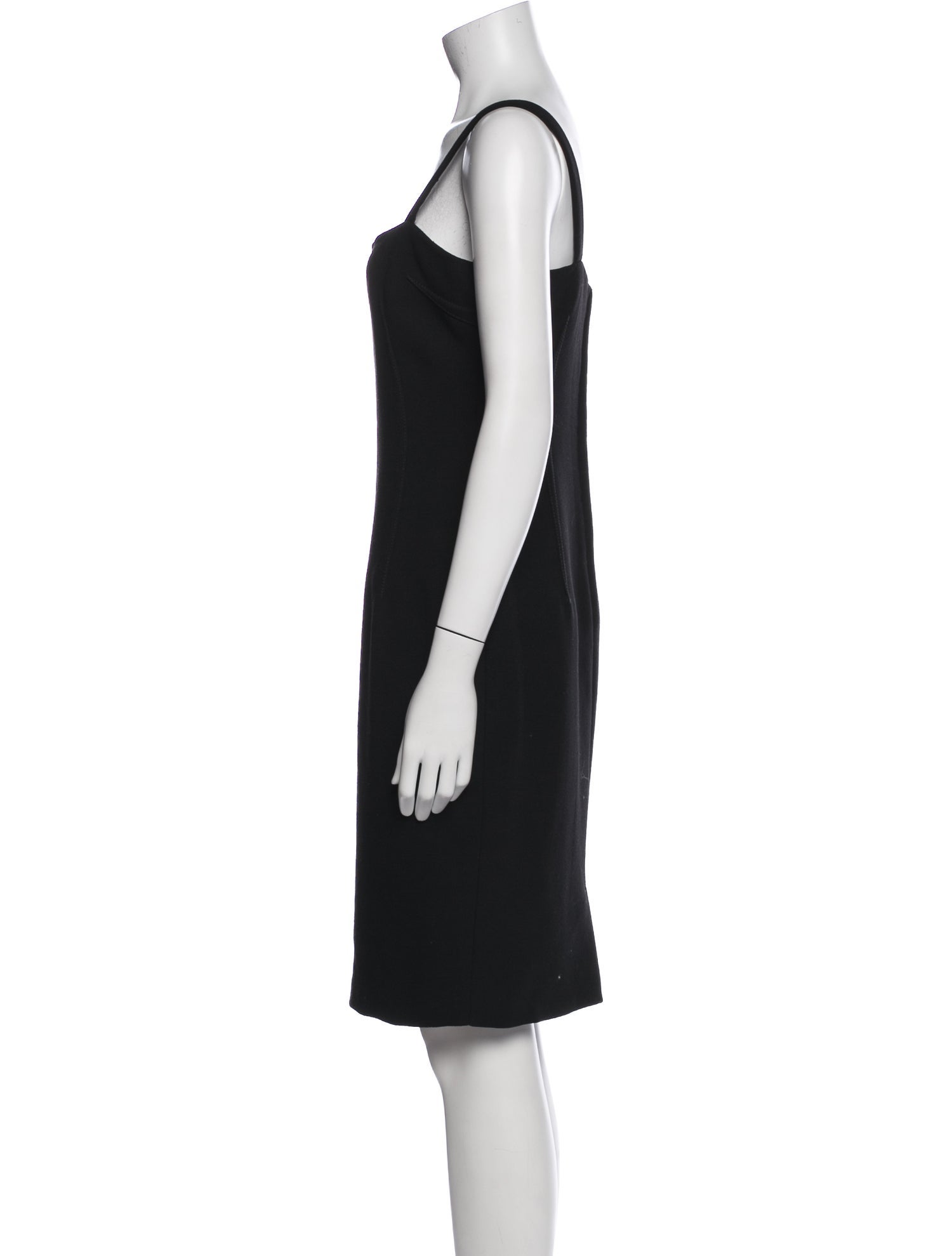 Dolce & Gabbana Virgin Wool Knee-Length Dress