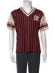 Dolce & Gabbana Striped V-Neck T-Shirt