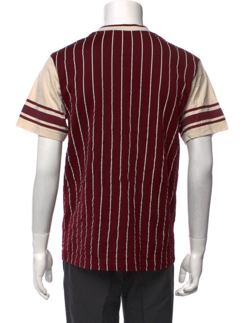 Dolce & Gabbana Striped V-Neck T-Shirt