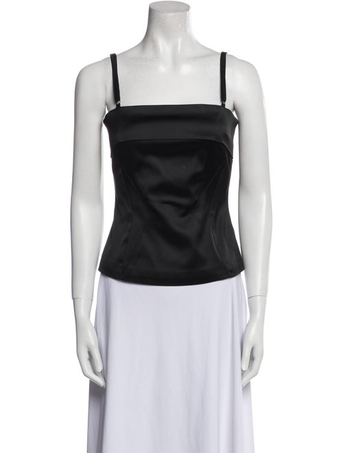 D&G Square Neckline Sleeveless Crop Top