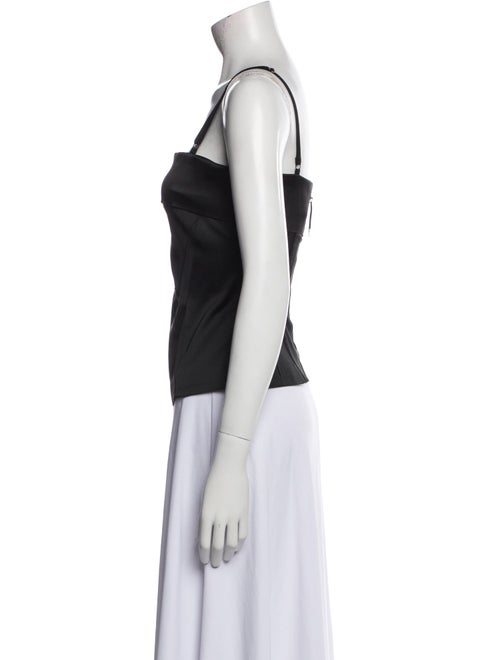 D&G Square Neckline Sleeveless Crop Top