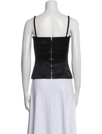 D&G Square Neckline Sleeveless Crop Top