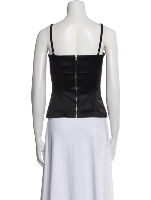 D&G Square Neckline Sleeveless Crop Top