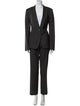 Dolce & Gabbana Virgin Wool Striped Pantsuit