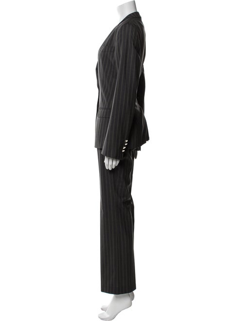 Dolce & Gabbana Virgin Wool Striped Pantsuit