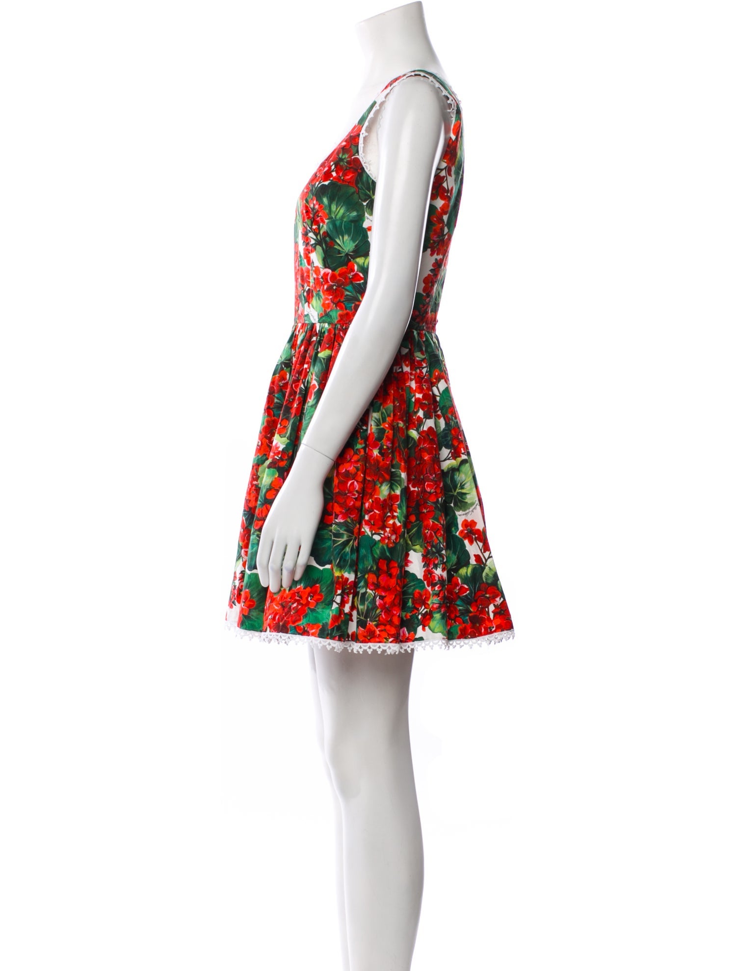 Dolce & Gabbana Floral Print Mini Dress