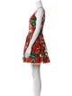 Dolce & Gabbana Floral Print Mini Dress