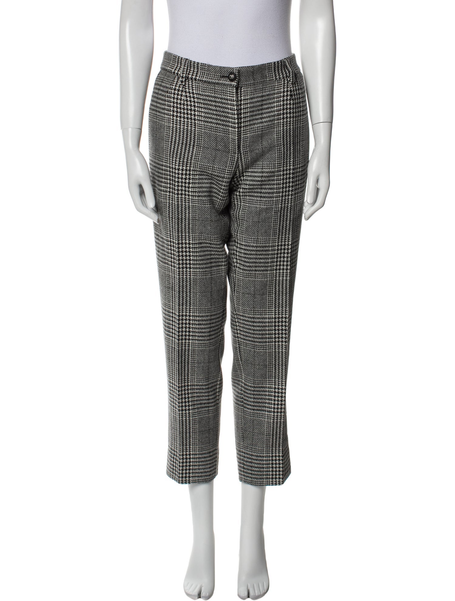 Dolce & Gabbana Wool Straight Leg Pants