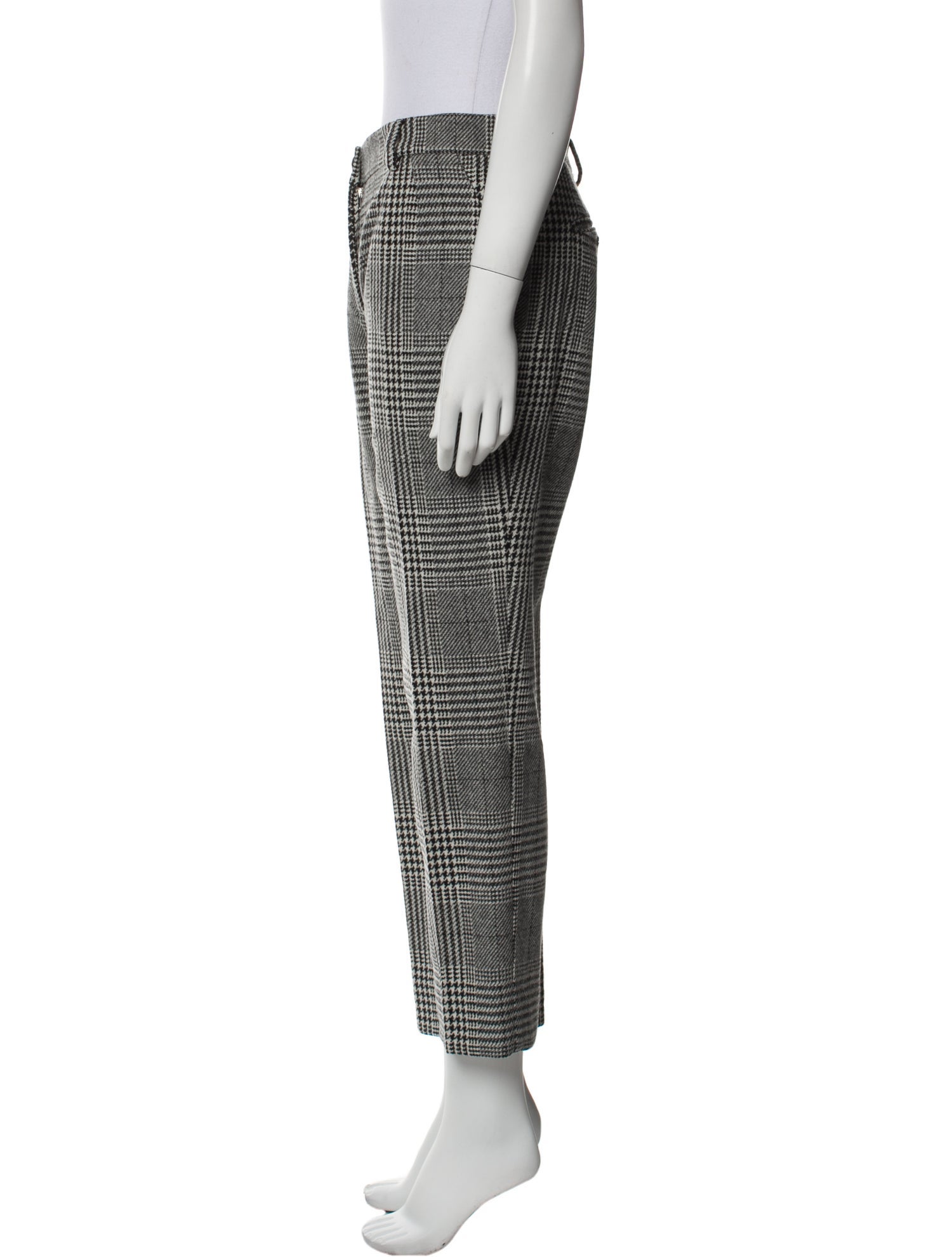 Dolce & Gabbana Wool Straight Leg Pants