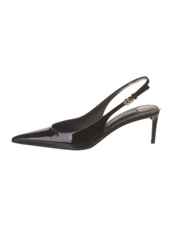 Dolce & Gabbana Patent Leather Slingback Pumps